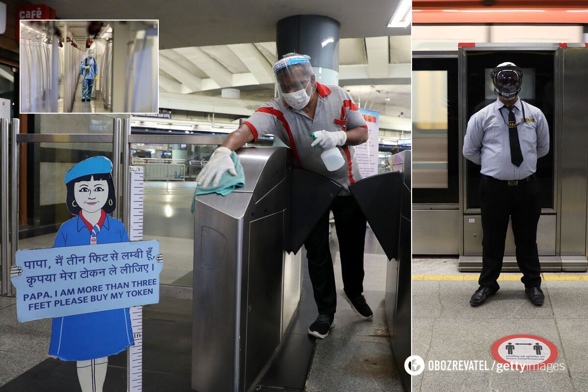 В Індії після 5 місяців простою відкрилося метро