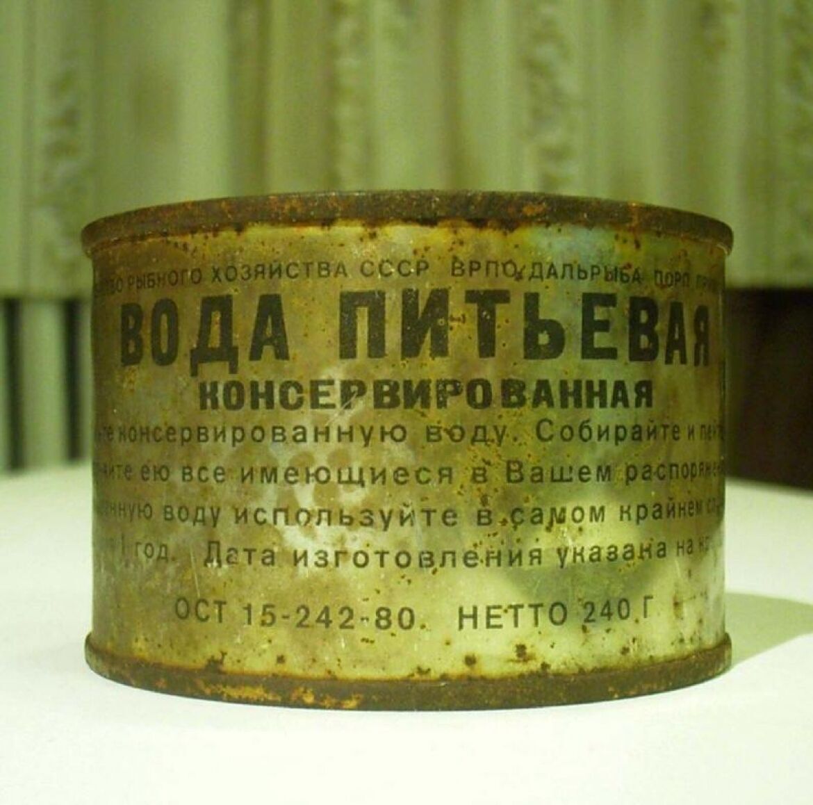 Консервированную воду в СССР выдавали морякам торгового и военного флотов, а также подводникам