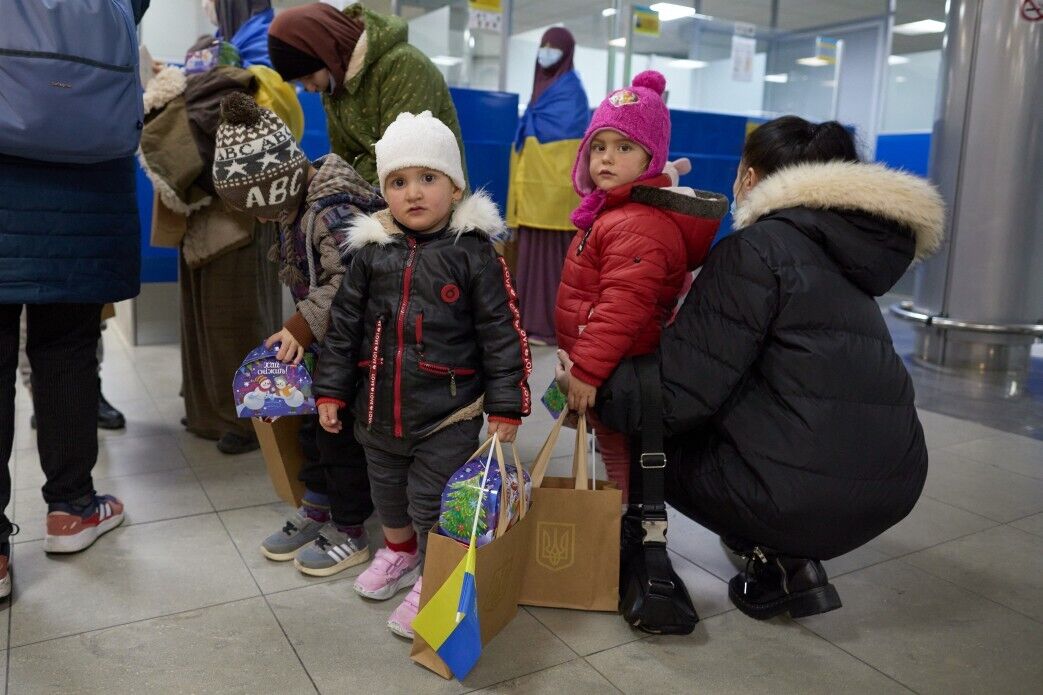 Первые минуты пребывания в Украине