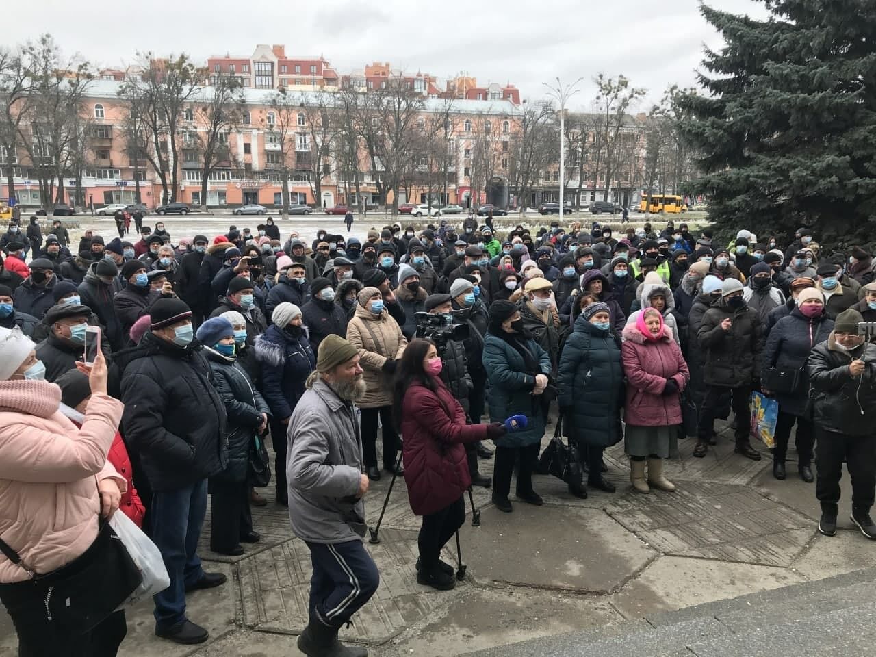 Акция протеста в Полтаве