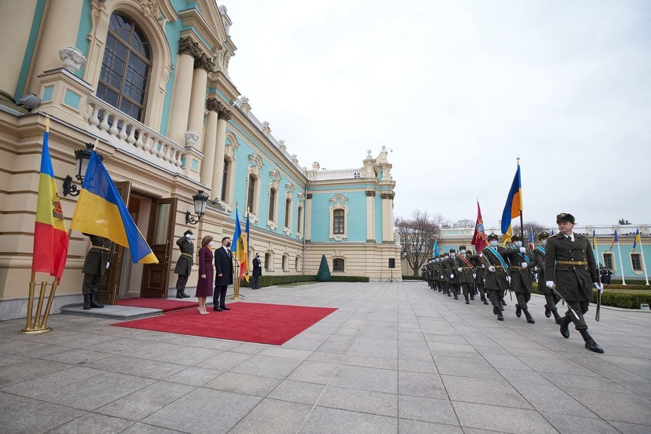 Визит Санду в Украине