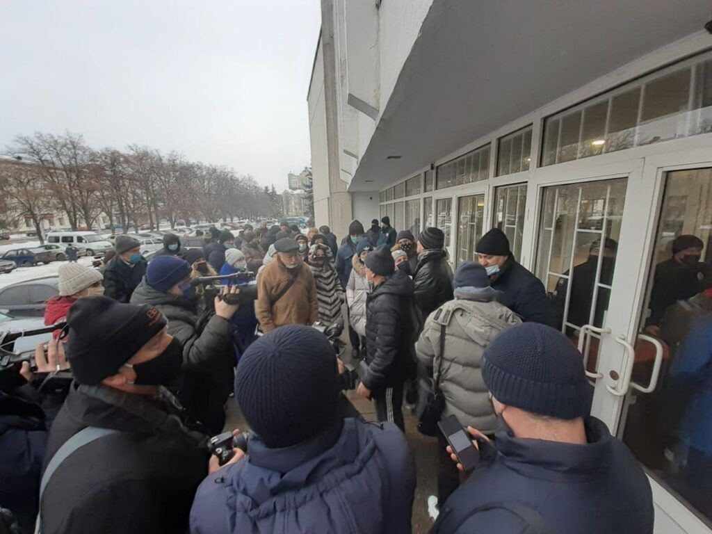 У Полтаві також відбулася акція протесту