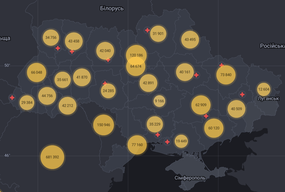 COVID-карта Украины