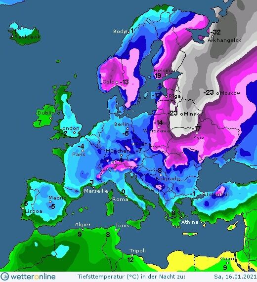Погоду в Украине будет определять холодная воздушная арктическая масса