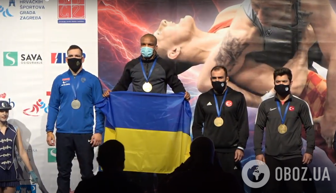 Украинский борец Жан Беленюк выиграл Гран-при Загреба