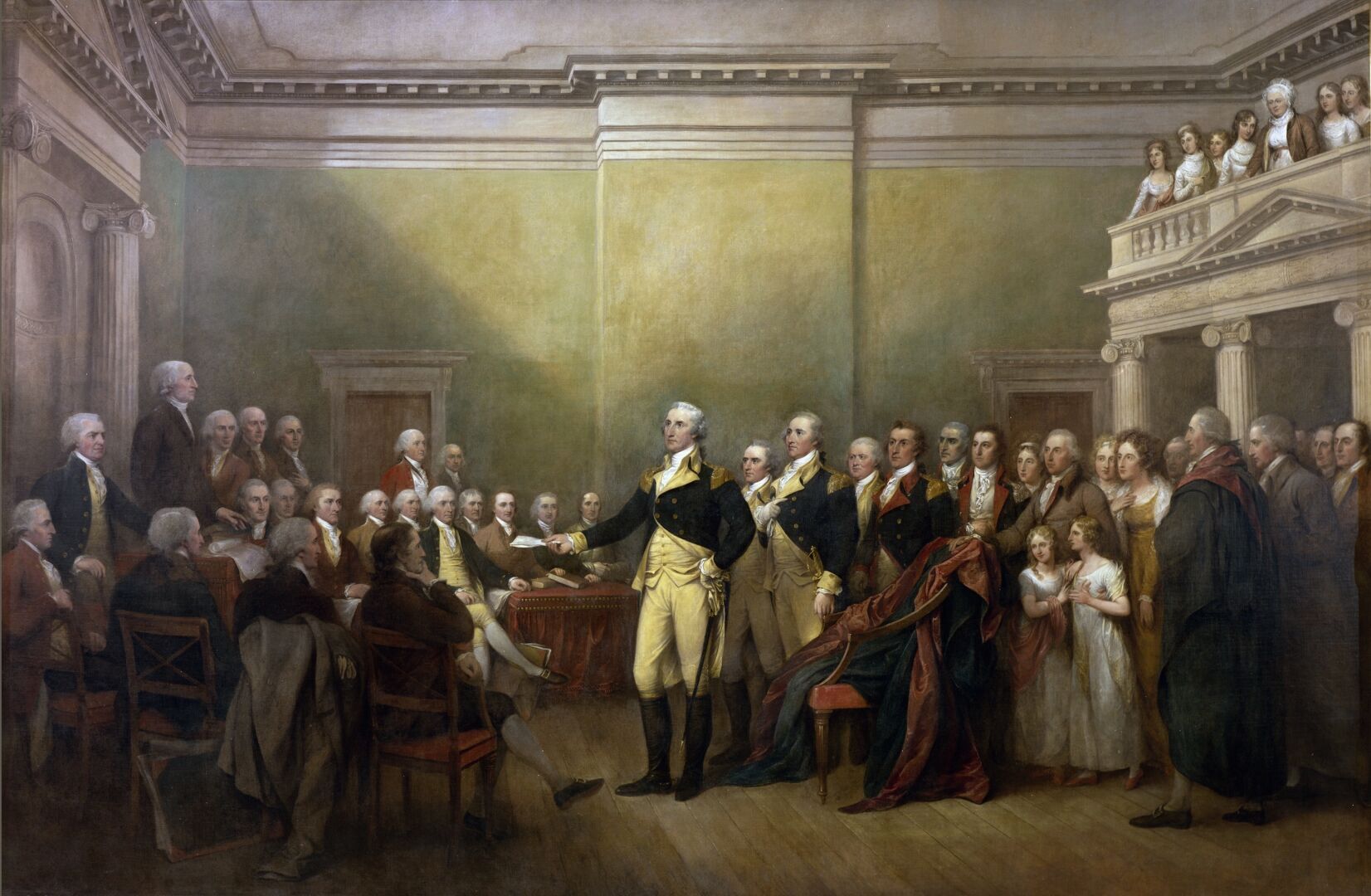 Джордж Вашингтон приносить присягу