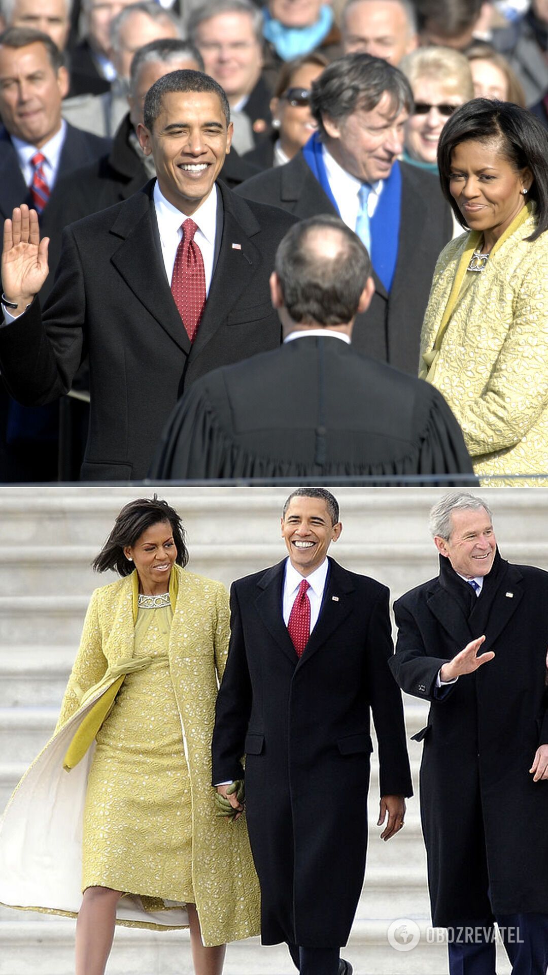 Барак Обама на инаугурации