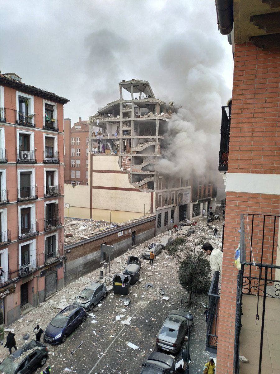 Наслідки вибуху в Мадриді