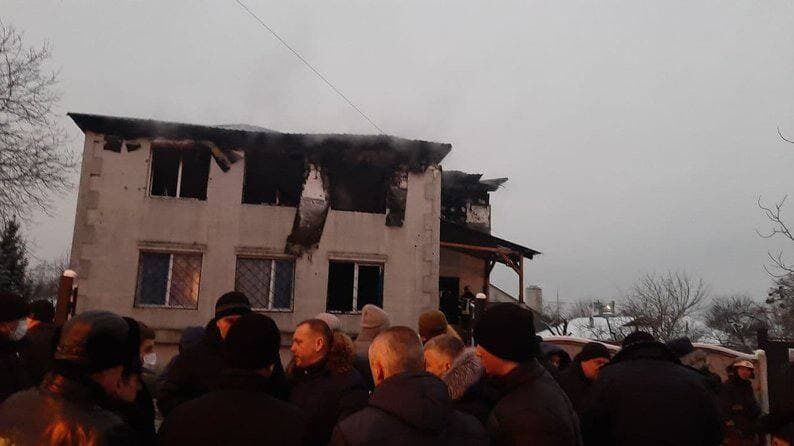 Место трагедии в Харькове