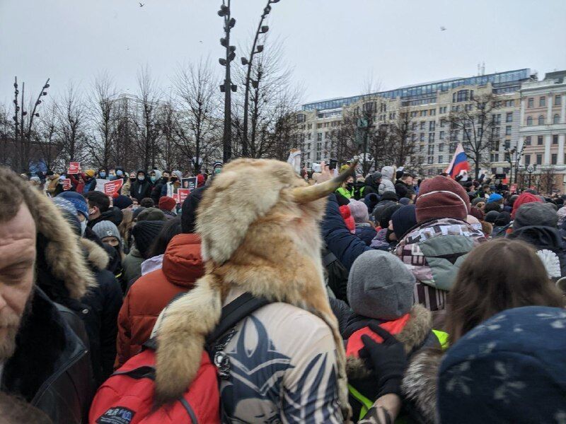 Мітинг на Пушкінській площі в Москві