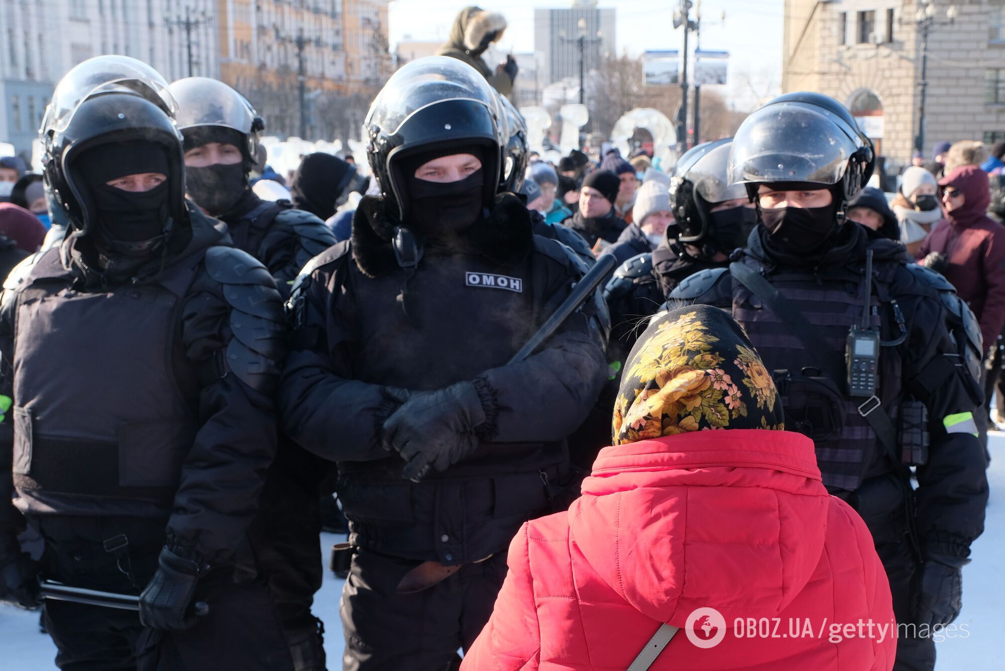 Митинг в Хабаровске