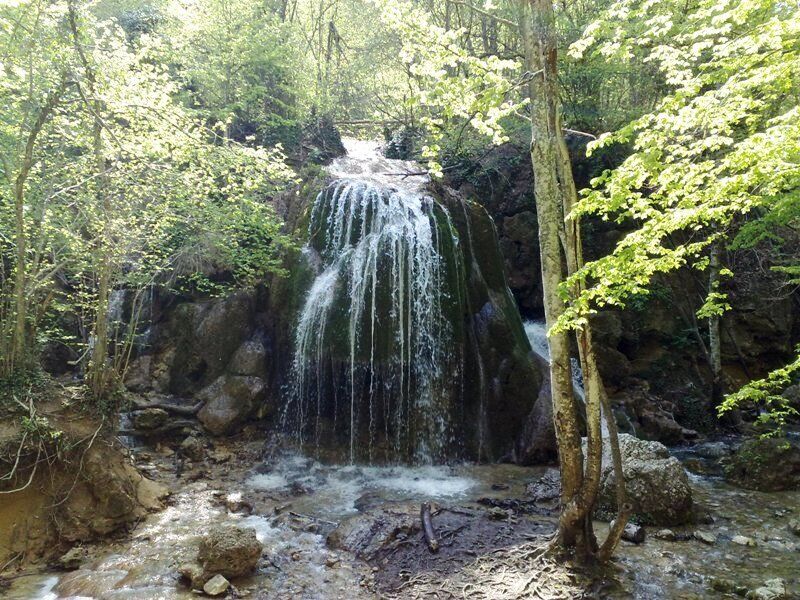 Водопад в Крымском каньоне