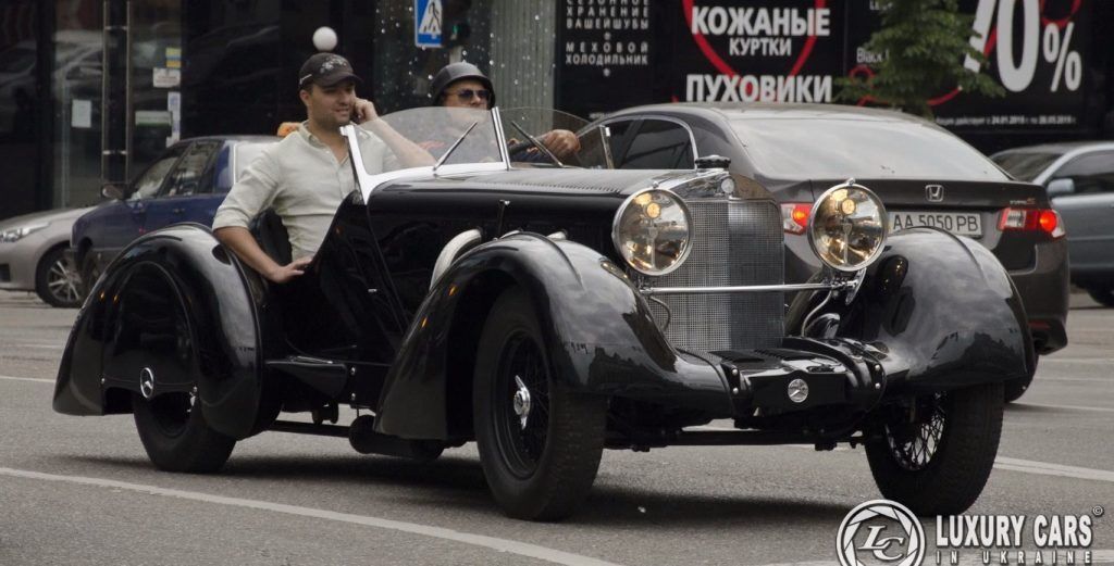 Подробная реплика Mercedes SSK Trossi Roadster