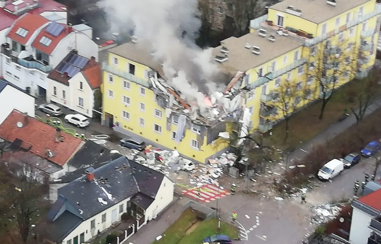 В Австрии прогремел взрыв в доме.