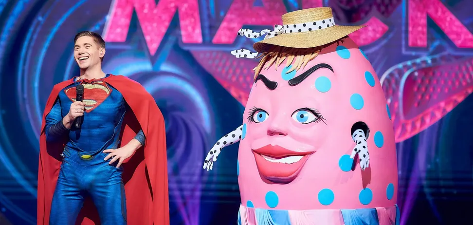 Оксана Байрак и Владимир Остапчук на шоу "Маска"