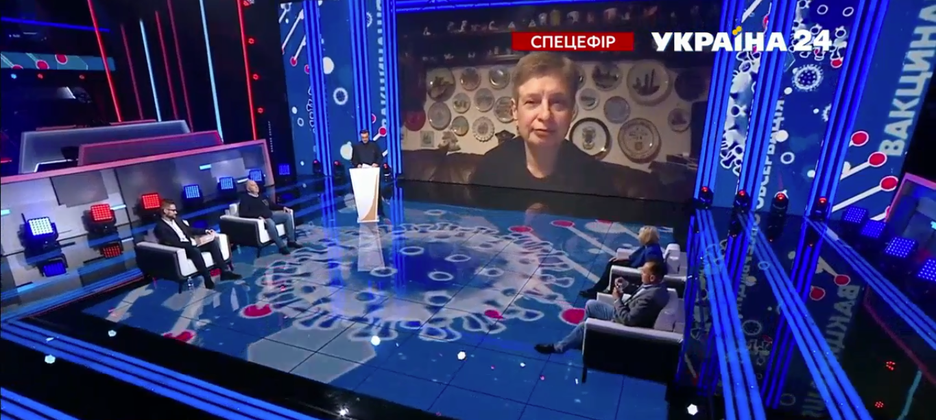 Ніна Хрущова на українському телеканалі