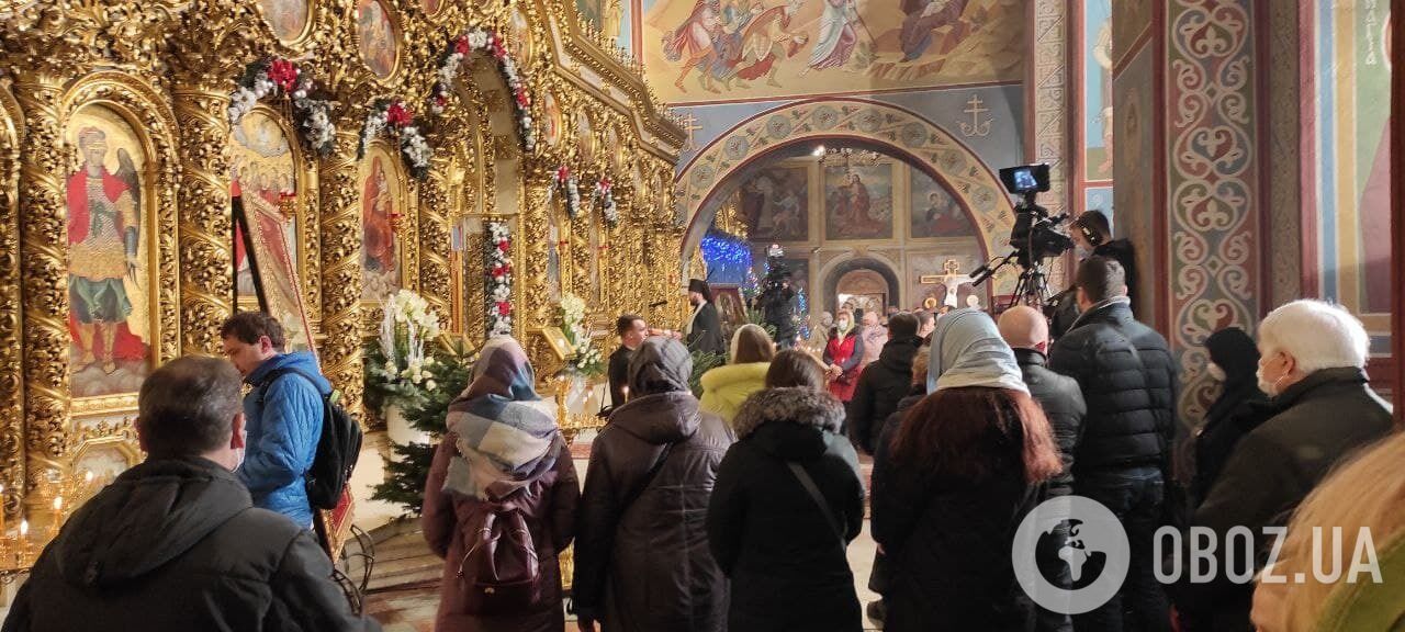 Рождественское богослужение в Михайловском соборе ПЦУ.