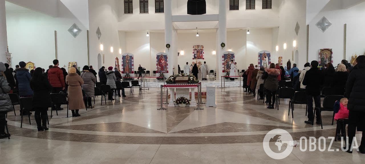 Рождественское богослужение в Патриаршем соборе Воскресения Христова УГКЦ.