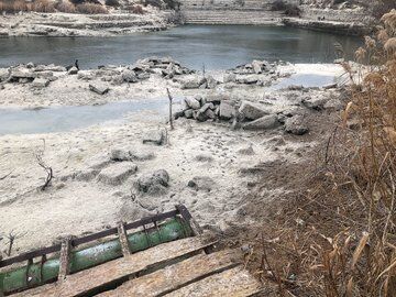 В Крыму практически высохло Инкерманское озеро