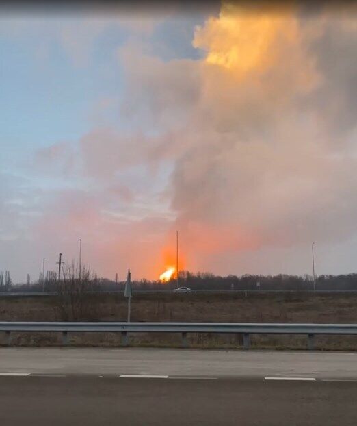 В Полтавской области взорвался газопровод.