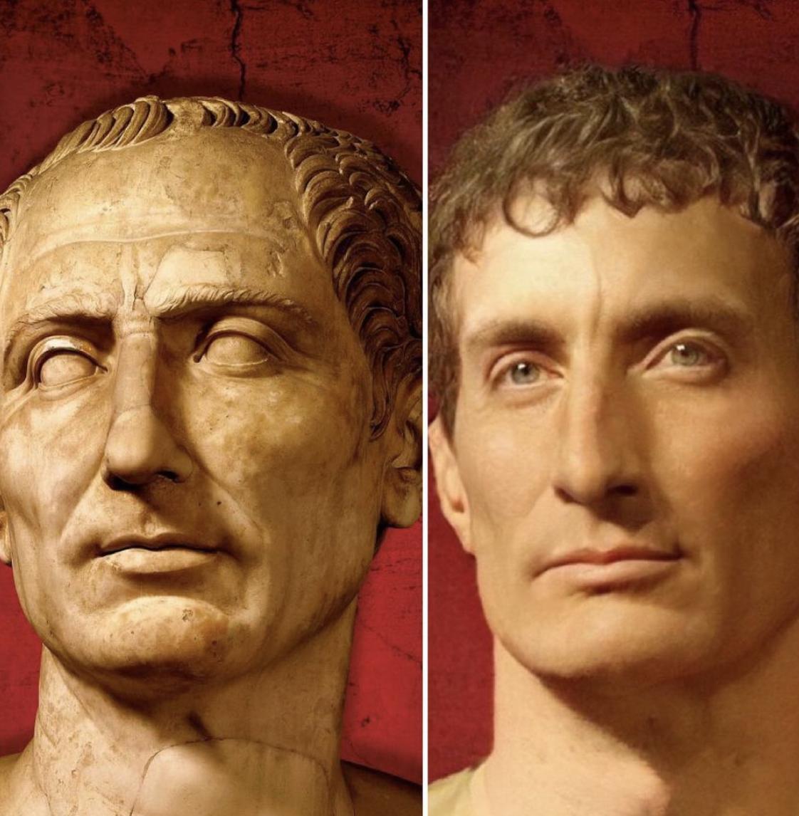 Древнеримский император Юлий Цезарь.