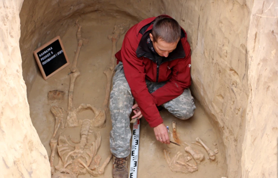 Скифский могильник изучают ученые из Национального заповедника "Хортица".
