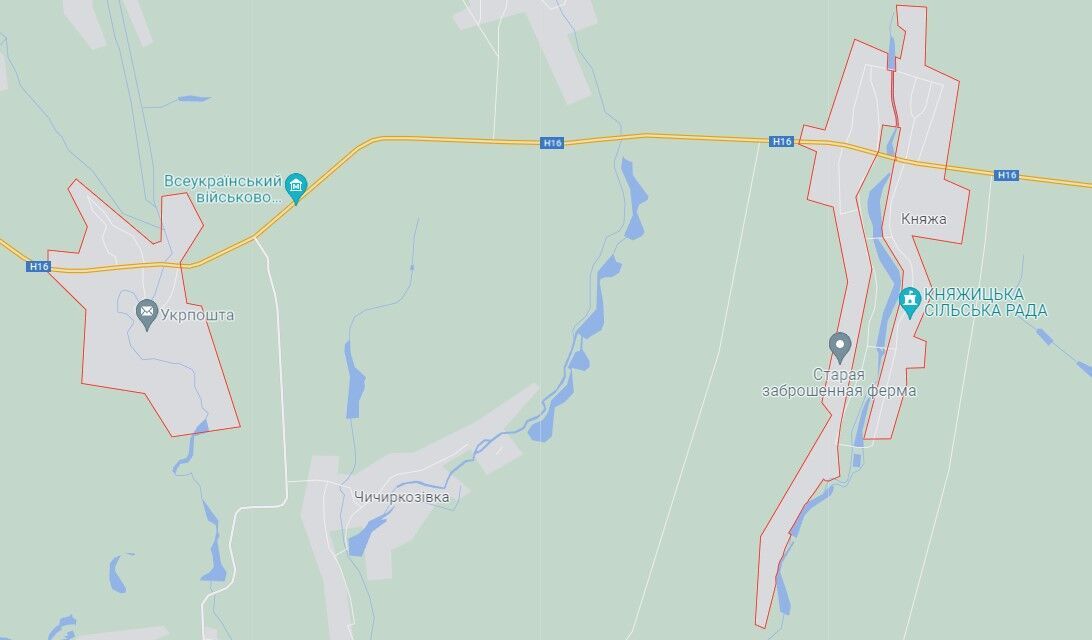 ДТП произошло на трассе Н-16 между с. Княжа и Богачовка