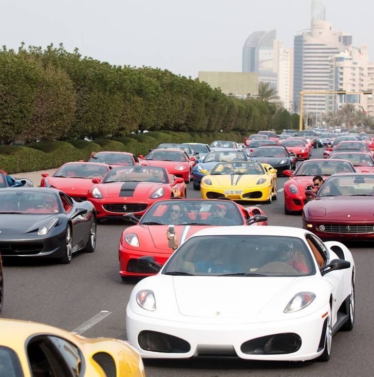 Как выглядят пробки в Дубае