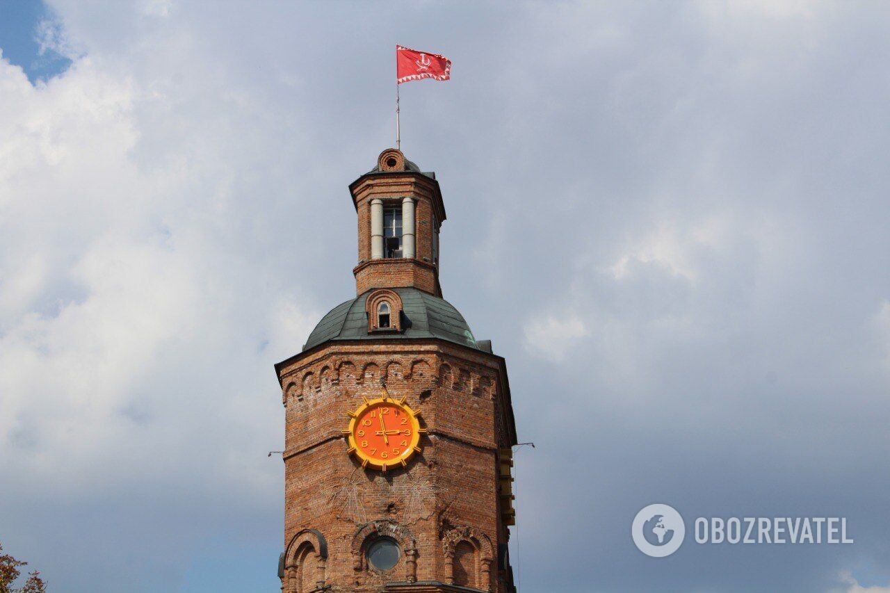 Водонапорная башня в Виннице - популярная местная достопримечательность.