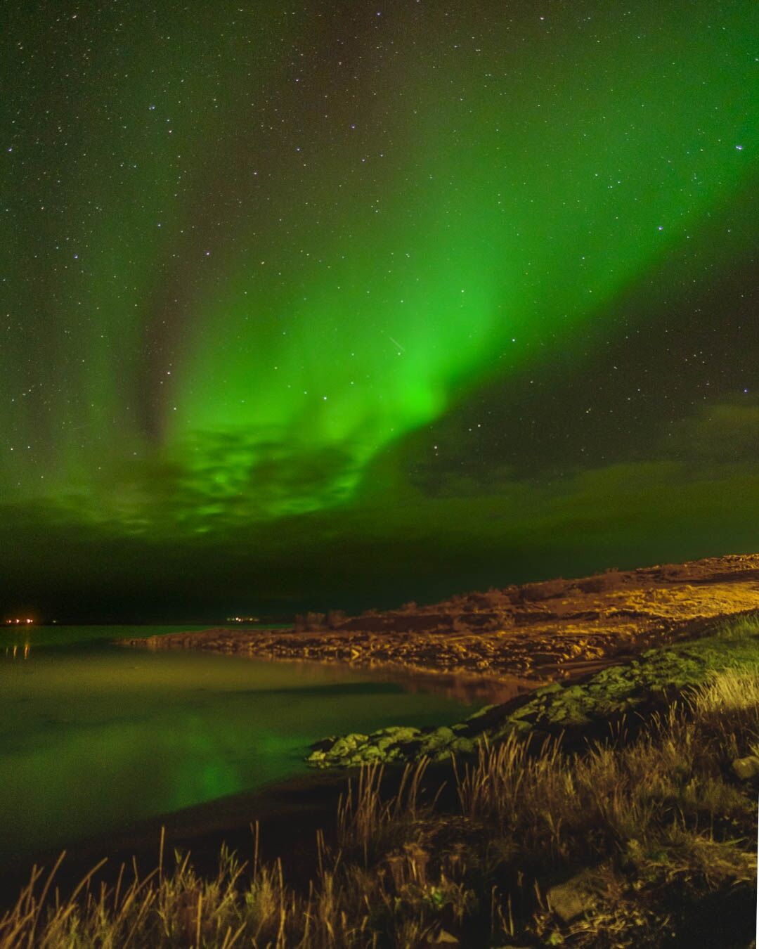 Небо приобрело зеленоватый оттенок: в сети показали яркие фото полярного сияния
