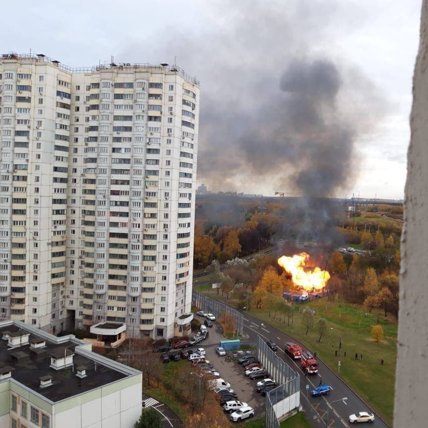 Взрыв на газовой подстанции