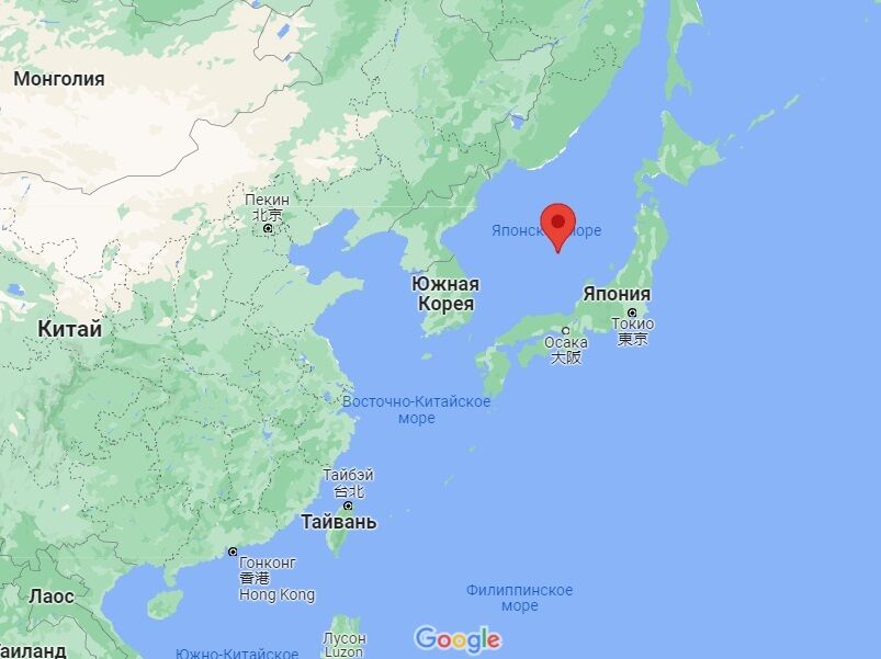Японское море.