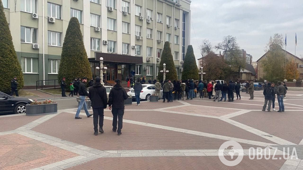 Акція протесту в Ірпені.