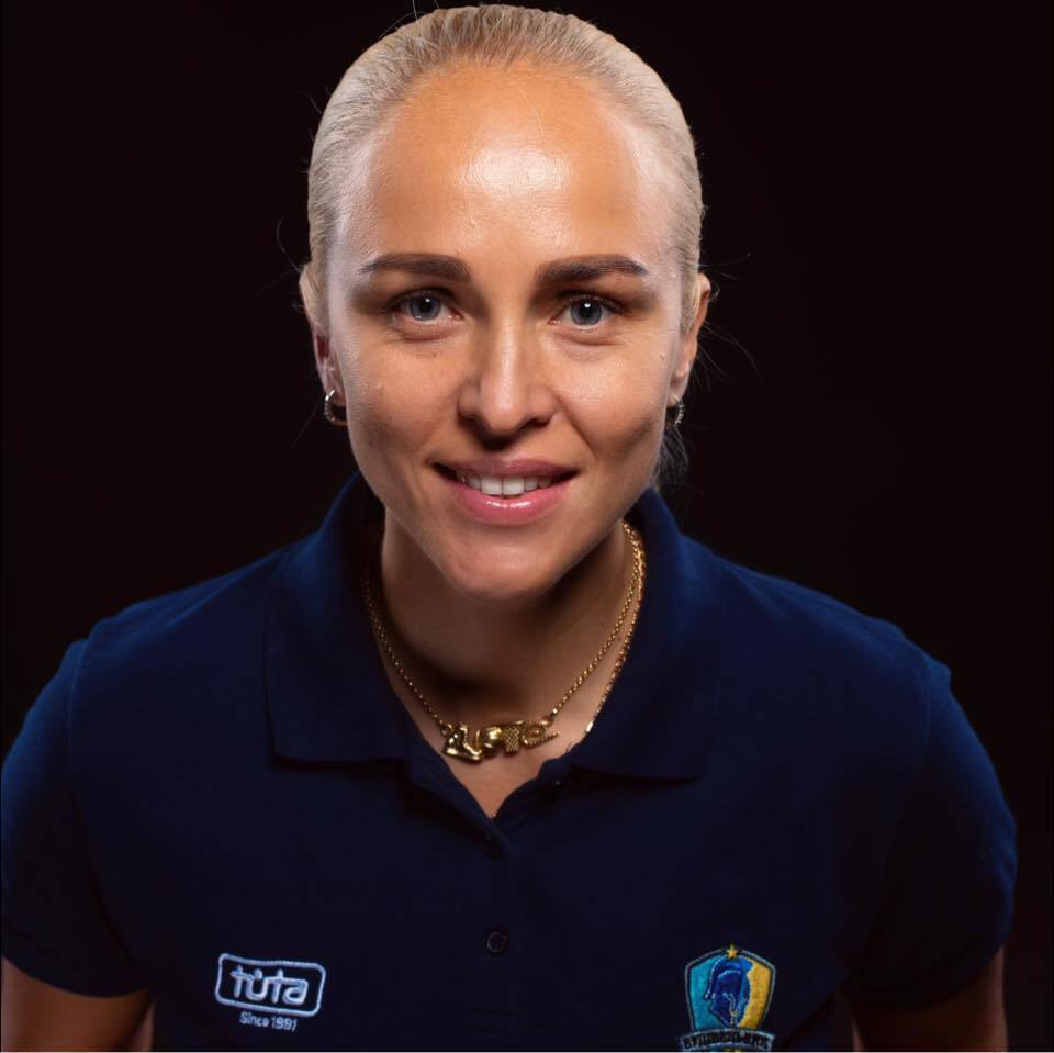 Тренерка жіночої збірної України Інна Кочубей.