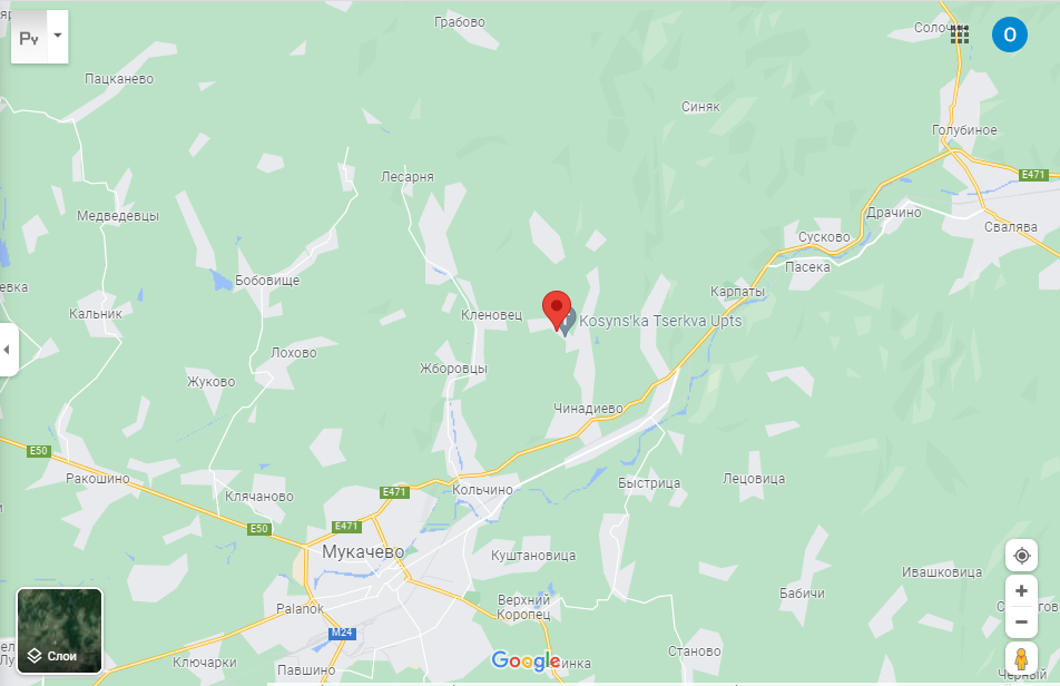 Авария произошла в селе Косино у Мукачево