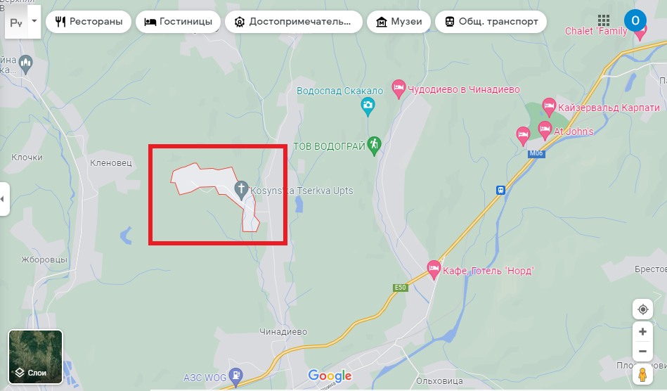 Авария произошла в селе Косино у Мукачево