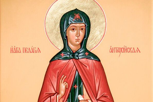 21 октября день памяти преподобной Пелагии Антиохийской.