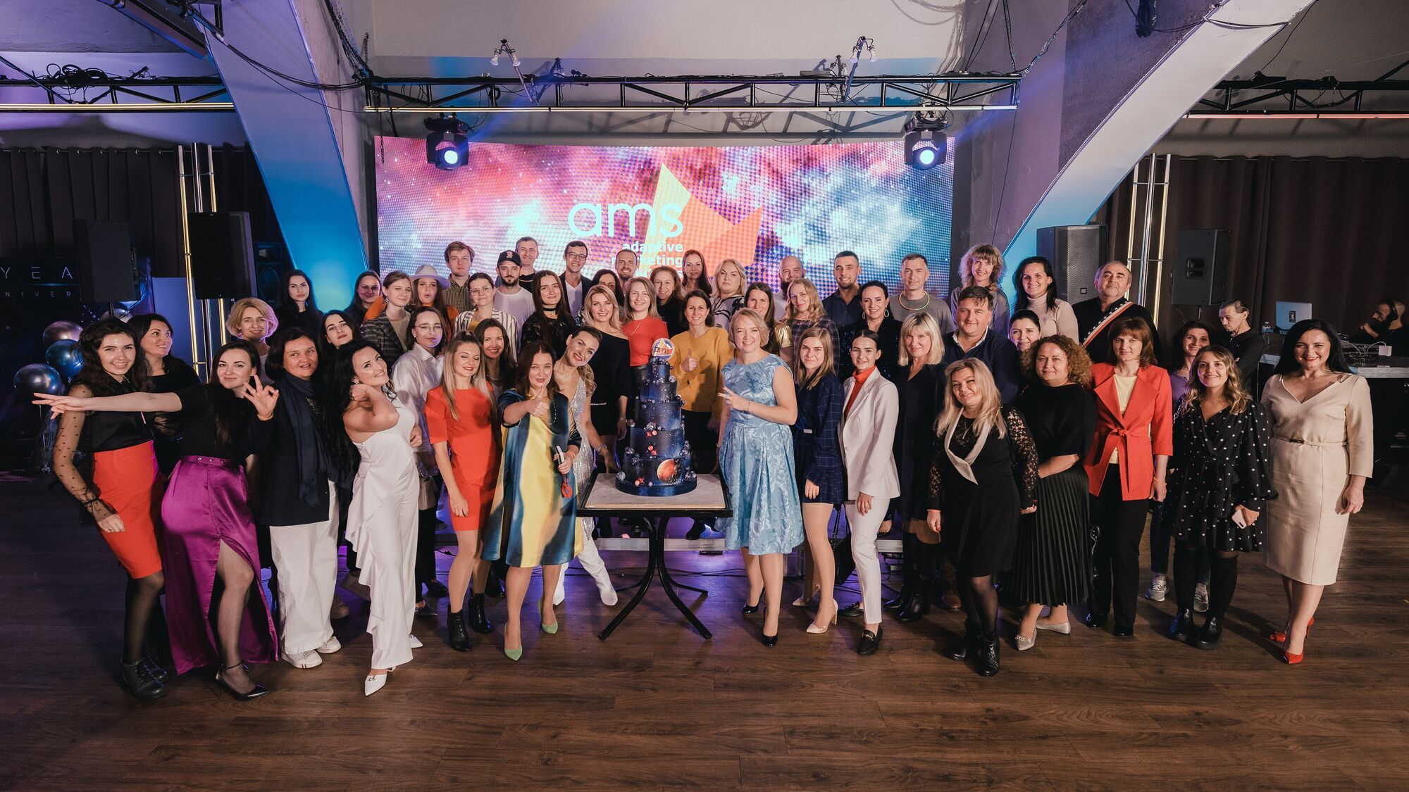 Привітати AMS agency приїхали гості з різних міст України.