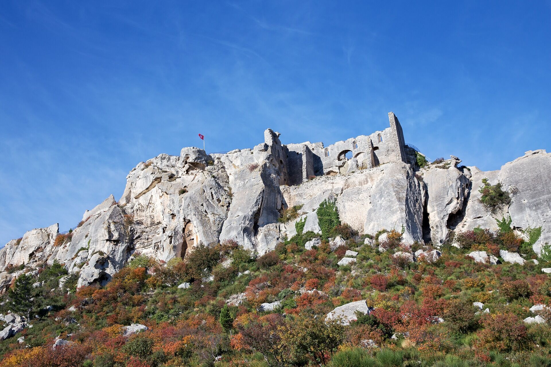 Крепость Бо - одно из найгарнищих мест во Франции.