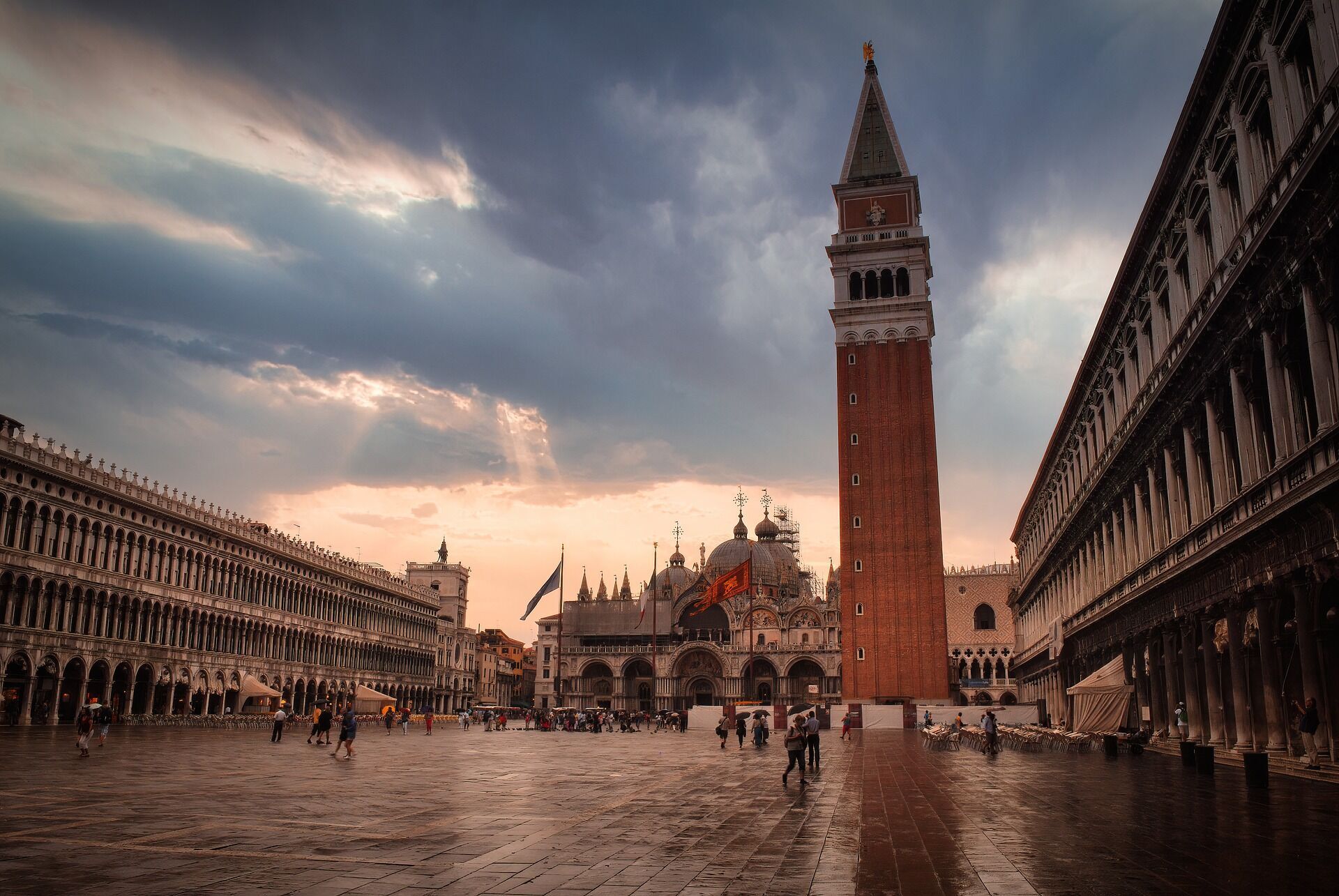 Центральна площа Венеції часто ставала сценою для фільмів.