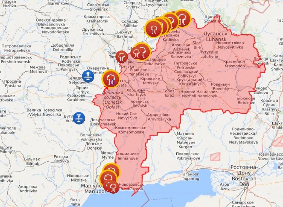 Ситуация в зоне ООС на Донбассе.
