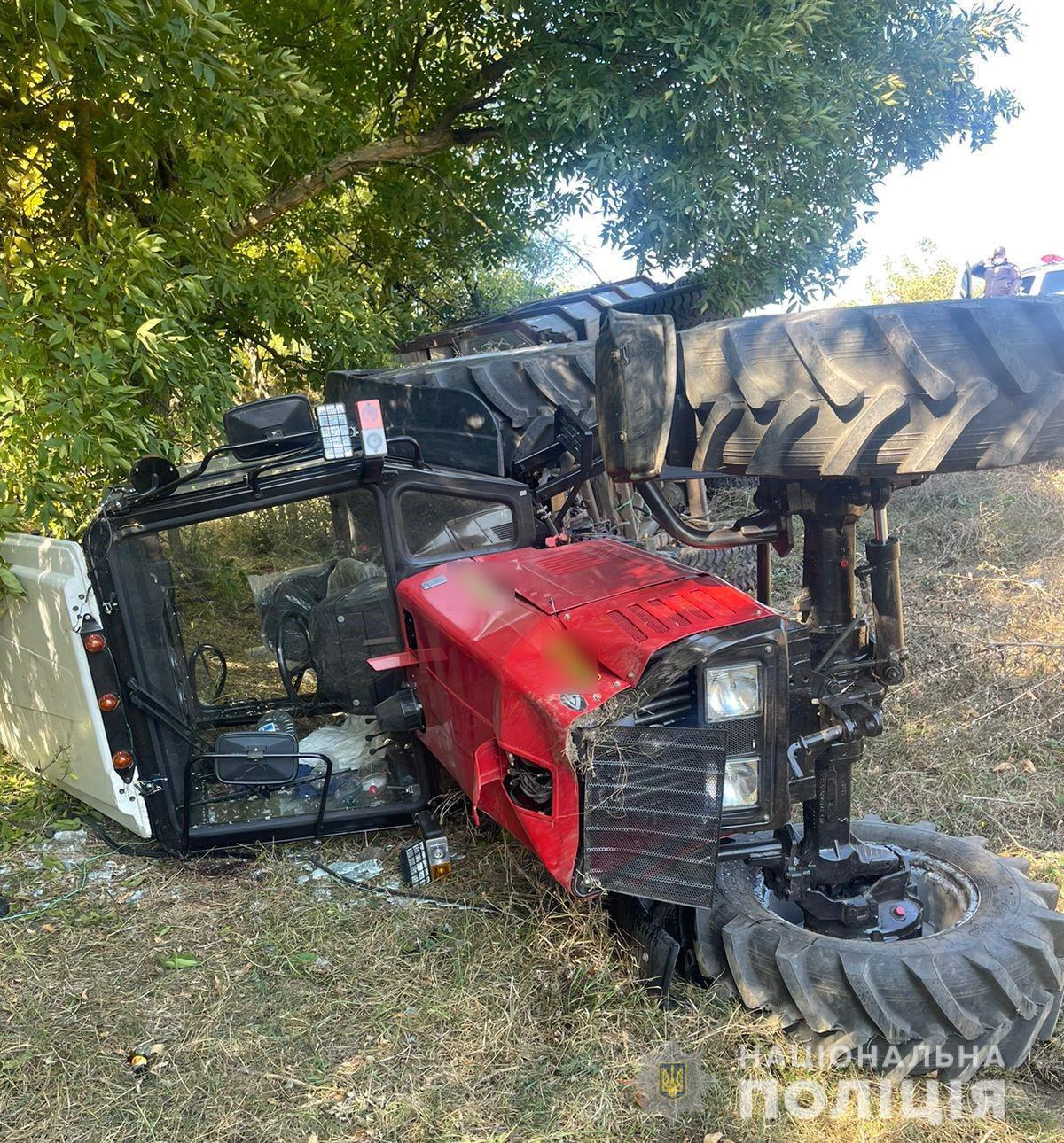 Водій втік з місця НП