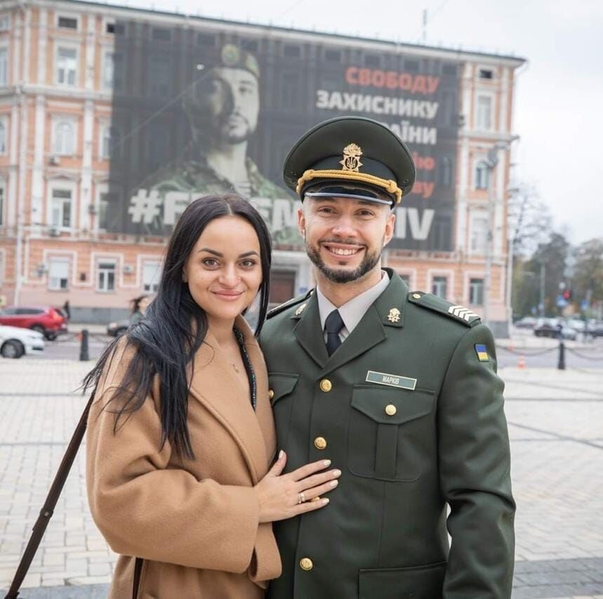 Виталий Маркив с женой Дианой