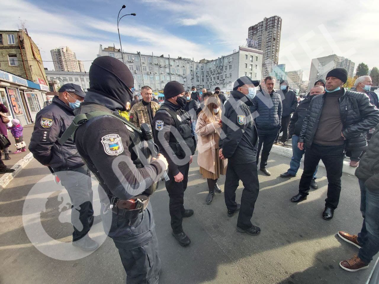 Співробітники полку спецпризначення поліції Києва.