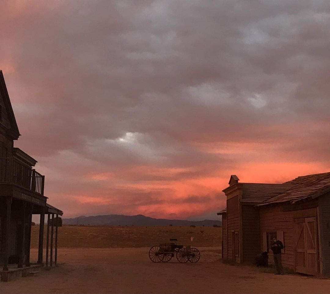 Фото заходу сонця зі зйомок кіно