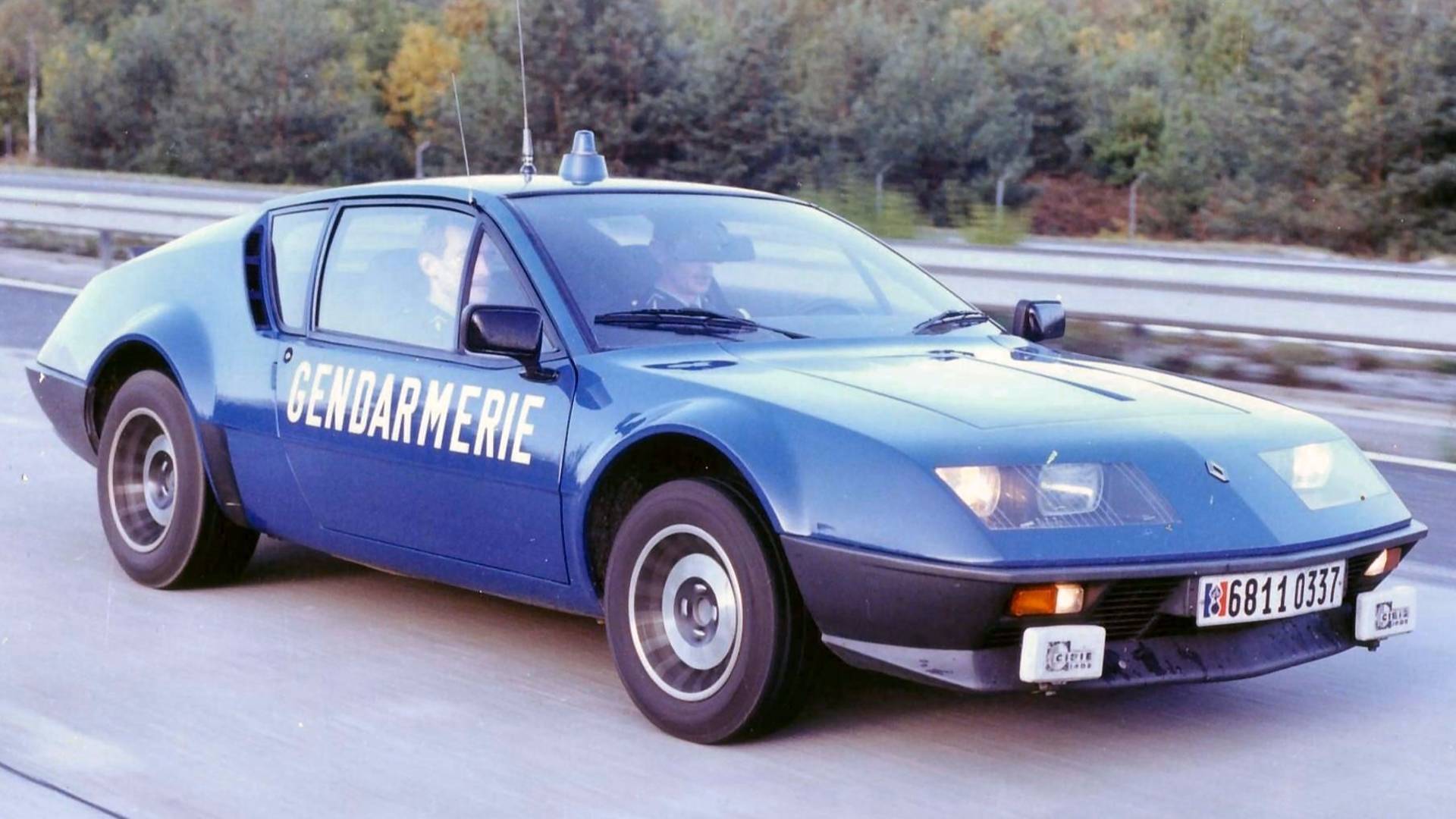 Alpine A310 V6 Gendarmerie 1977 год