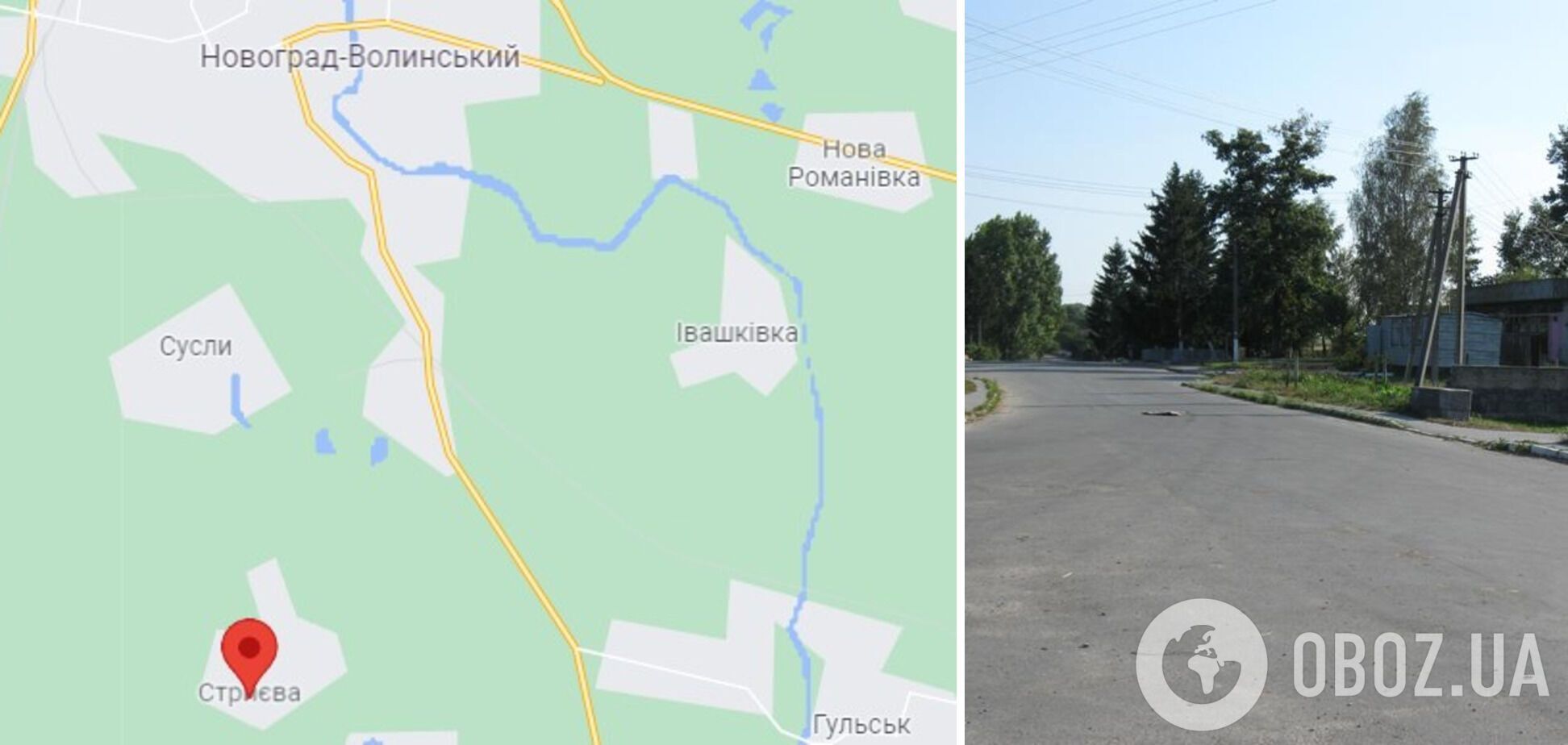 Случай произошел в селе Стрыева Новоград-Волынского района