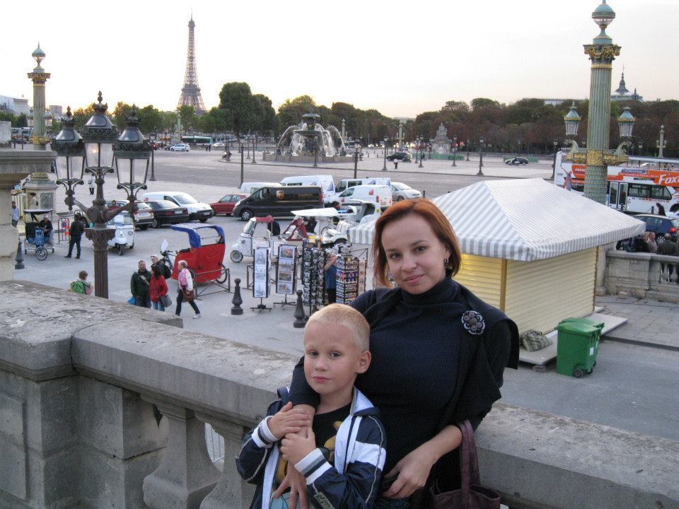 Ірина Пікалова з сином