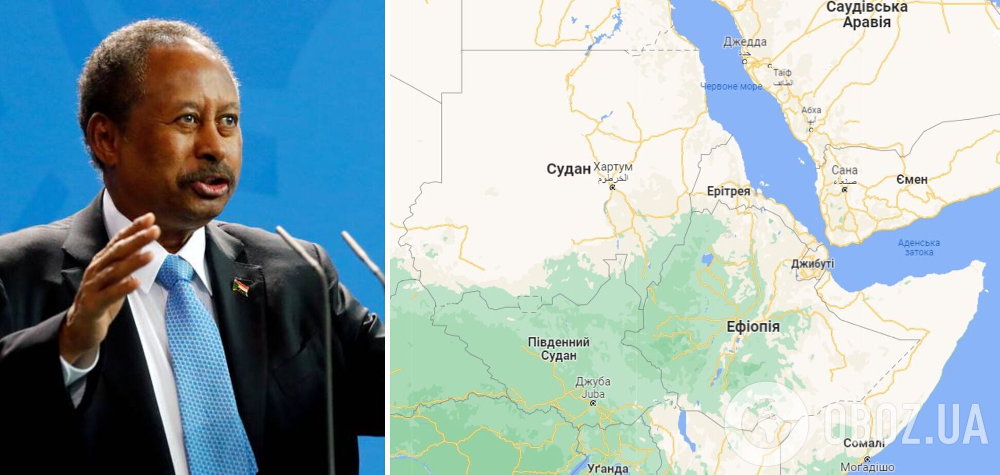 Среди задержанных в Судане – премьер Абдалла Хамдок