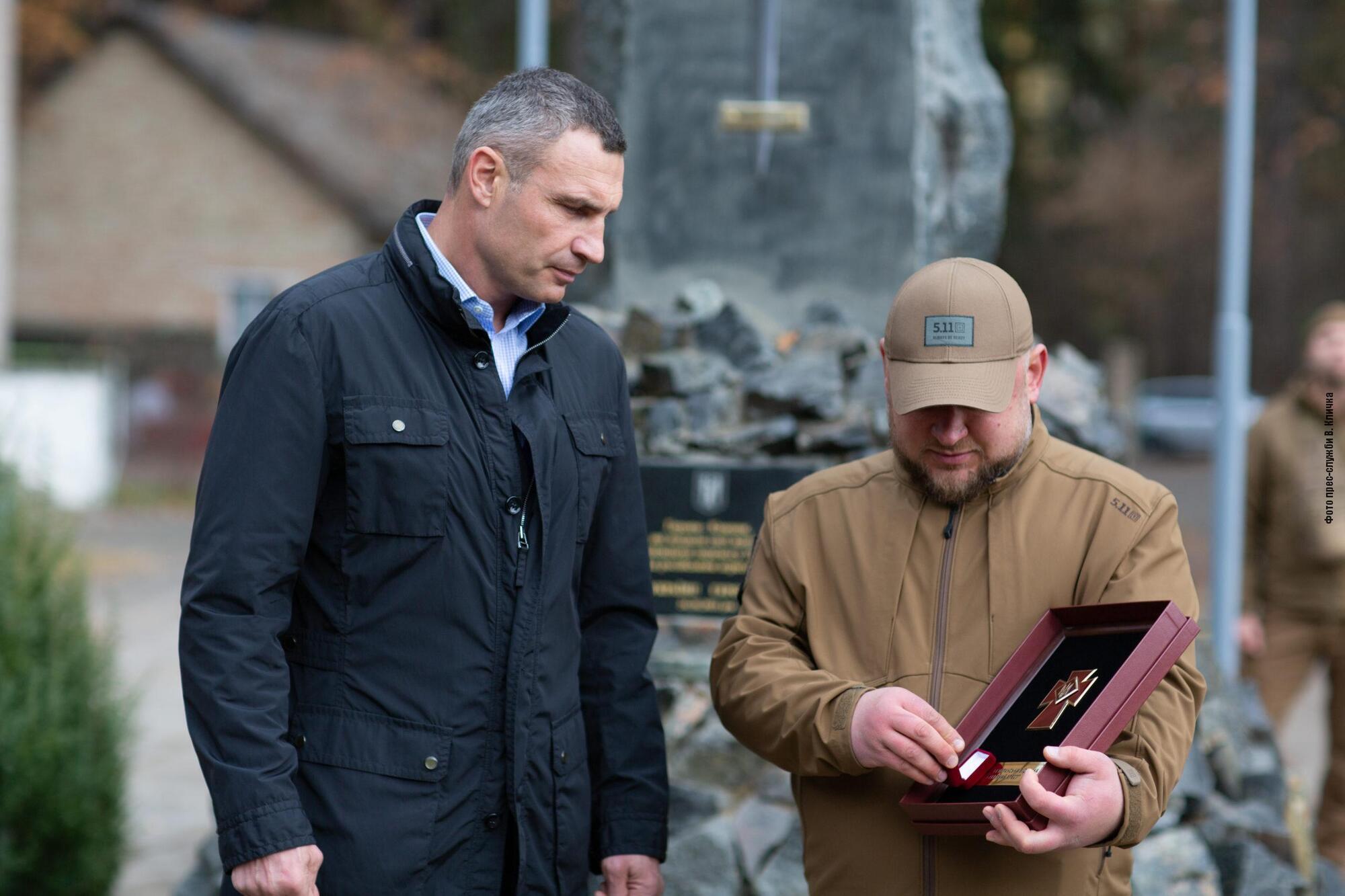 Кличко получил награду от ветеранов АТО / ООС